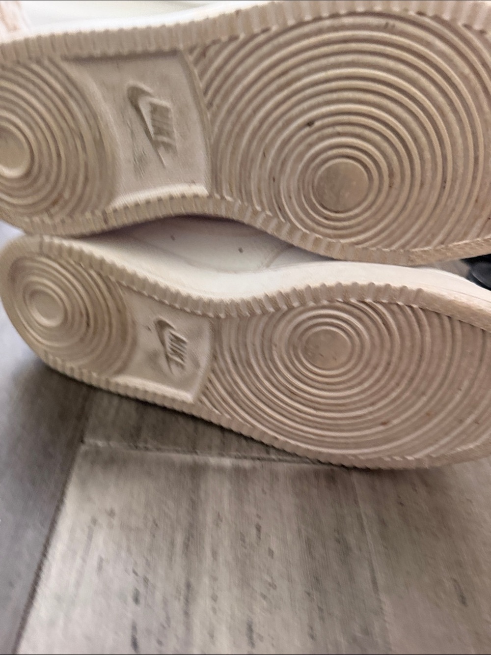 Nike Women's White Low-Top Perforated Leather Sneakers - Picture 4 of 6